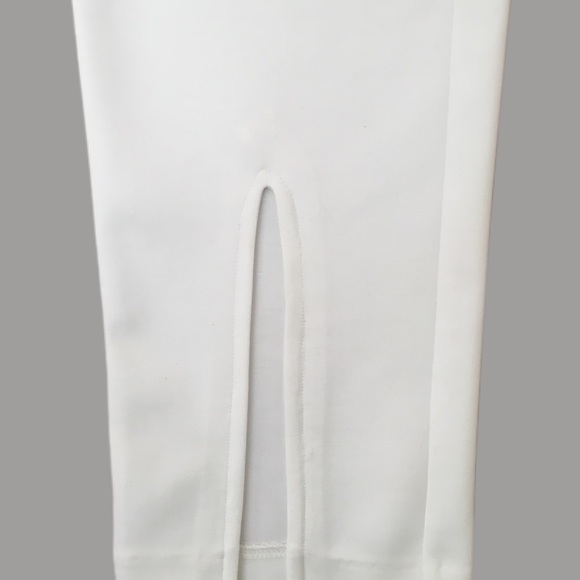 High Waisted Split Hem Straight leg Pants - Picture 7 of 8